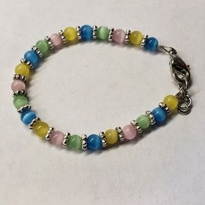 Baby Bracelt with Cats Eye Beads